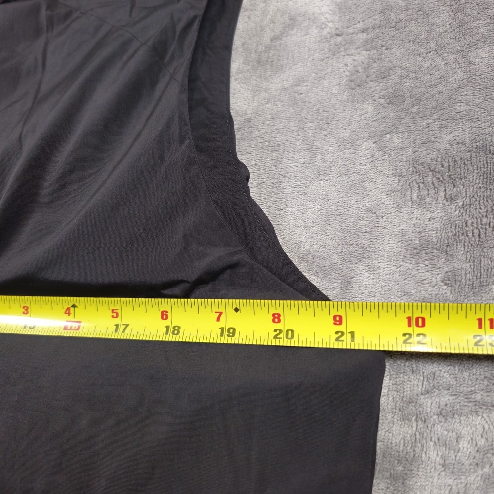 Alwrld Black Biodegradable Vest Full Zip Hooded Sleeveless Puffer Jacket Mens M - Picture 9 of 16